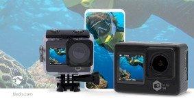 Action Cam | Dual Screen | 5K@30fps | 16 MPixel | Waterproof up to: 30.0 m | 80 min | Wi-Fi | App available for: Android™ / IOS | Mounts included | Black