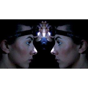 LED headlamp LuxPremium / light CREE LED headlamp with bright front light Black