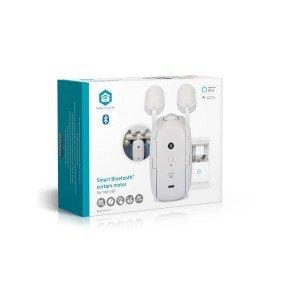 SmartLife Curtain Robot | Rod Rail | Curtains / Drapes | Battery Powered / USB Powered | 4000 mAh | Bluetooth® | White