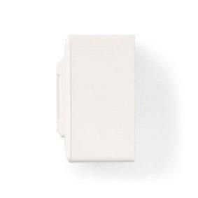 Network Wall Box | In-Wall | 2 port(s) | CAT5e | Straight | Female | Gold Plated | ABS | White | Box