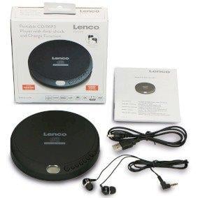 Portable CD MP3 player with anti-shock Black