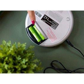 Portable CD MP3 player anti-shock Silver