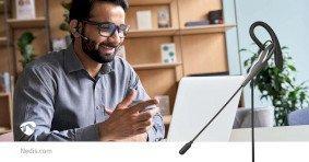 PC Headset | In-Ear | Mono | USB Type-A / USB Type-C™ | Fold-Away Microphone | Black / Grey
