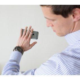 Selfie Finger Holder Silver