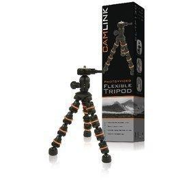 Flexible Tripod 18 cm 0.5 kg Black/Orange