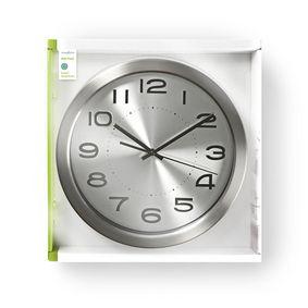 Circular Wall Clock | 30 cm Diameter | Stainless Steel