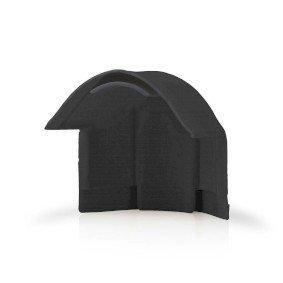 Cable Management | Duct | Over corner | 1 pcs | PVC | Black