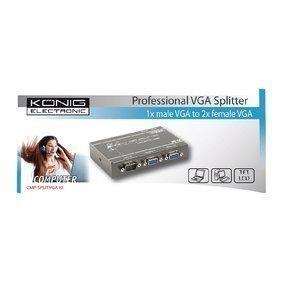 2-Port VGA Splitter Grey