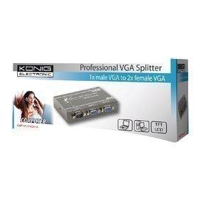 2-Port VGA Splitter Grey