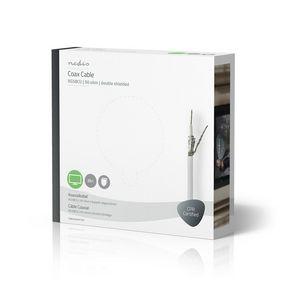 Coax Cable | RG58CU | 25.0 m | Gift Box | White