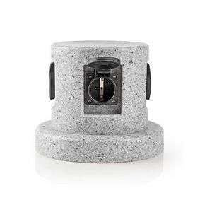 Extension Socket 4-Way 2 m Grey - 4x Schuko