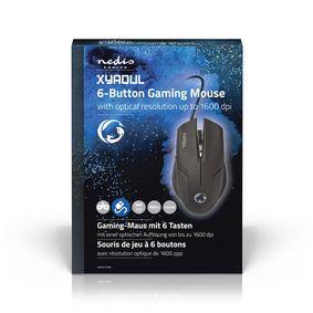 Gaming Mouse | Wired | Illuminated | 1600 DPI | 6 buttons