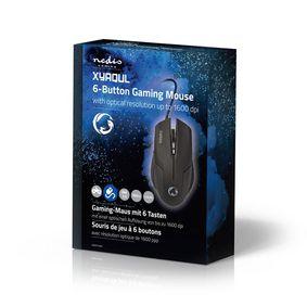 Gaming Mouse | Wired | Illuminated | 1600 DPI | 6 buttons