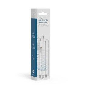Wired Earphones | USB-C™ | Cable length: 1.20 m | Built-in microphone | Volume control | White