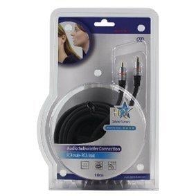 Subwoofer Audio Cable RCA Male - RCA Male 10.0 m Dark Grey