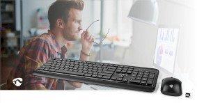 Mouse and Keyboard Set | Wireless | Mouse and keyboard connection: USB | 800 / 1200 / 1600 dpi | Adjustable DPI | QWERTY | US Layout