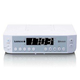 FM Kitchen Radio with Bluetooth® LED Lighting and Timer White