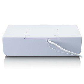 FM Kitchen Radio with Bluetooth® LED Lighting and Timer White
