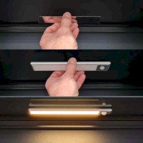 Cabinet Light | 110 lm | Rechargeable | 1100 mAh | Motion Sensor | 10 hrs | 5 V DC