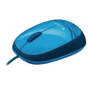 Wired Mouse Desktop 3-Button Blue
