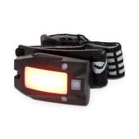 LED headlight | Battery Powered / USB Powered | 3.7 V DC | Batteries included | Rechargeable | Rated luminous flux: 180 lm | Light range: 20 m