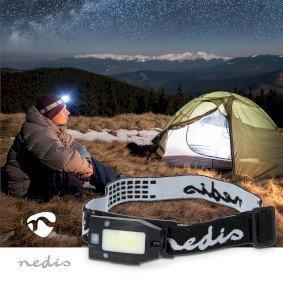 LED headlight | Battery Powered / USB Powered | 3.7 V DC | Batteries included | Rechargeable | Rated luminous flux: 180 lm | Light range: 20 m