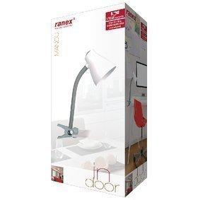 Desk Clip Lamp 25 W Grey
