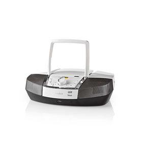 Boombox | 12 W | Bluetooth® | CD Player / FM Radio / USB / Aux | White