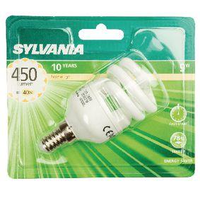Fluorescent Lamp E14 Spiral 9 W 450 lm 2700 K
