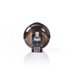 Anti-twist Telecom Adapter | RJ10 Male - RJ10 Female | Black