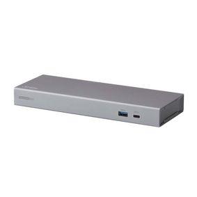 Docking Station Multiport Thunderbolt 3 Gigabit With Fast Power Charging Silver