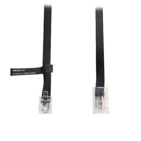Telecom Cable RJ12 (6P6C) Male - RJ45 (8P6C) Male 5.00 m Black