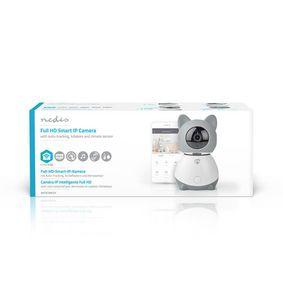Nedis Smart Wi-Fi Indoor IP Camera | Pan/Tilt | Full HD | Auto-tracking | With Lullaby | Climate Sensor