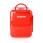 Portable Mini Fridge | 6 cans / 4 l capacity | 100-240 V / 12 V | Heating / Cooling function | Carrying handle | Red