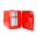 Portable Mini Fridge | 6 cans / 4 l capacity | 100-240 V / 12 V | Heating / Cooling function | Carrying handle | Red
