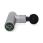 SmartLife Sports Massage Gun | Accu Powered | Rechargeable | 5 Massage Modes | Conical Head / Drawstring Bag / Flat Head / Spherical Head / U-shape Head | Dark Grey