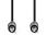 Stereo Audio Cable | 3.5 mm Male | 3.5 mm Male | Nickel Plated | 2.00 m | Round | Black | Label