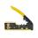 Crimp pliers | CAT5 / CAT5e / CAT6 / CAT6a / CAT7 / RJ12 / RJ45 | Cutting / Plier / Stripping | Rubber / Steel | Black / Yellow