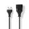 Power Extension Cable | EUR male | EUR Female| 2.0 m | Round | Black | Envelope