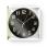 Circular Wall Clock | 30 cm Diameter | Easy To Read Numbers | Black