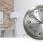 Wall Clock | Diameter: 300 mm | Stainless Steel | Silver