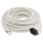 Power Extension Cable 15 m H05VV-F 3G1.5 IP20 White