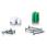 FM Kitchen Radio with Bluetooth® LED Lighting and Timer White