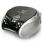 Portable stereo FM radio with CD player Black/silver