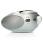 Portable stereo FM radio with CD player Black/silver