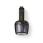Anti-twist Telecom Adapter | RJ10 Male - RJ10 Female | Black